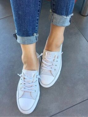 Converse CTAS Shoreline Sneaker in White/Vapor Gray Women’s Sz 10